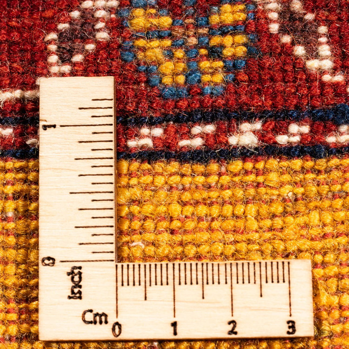 Tapis Gabbeh - Persan - 198 x 149 cm - or