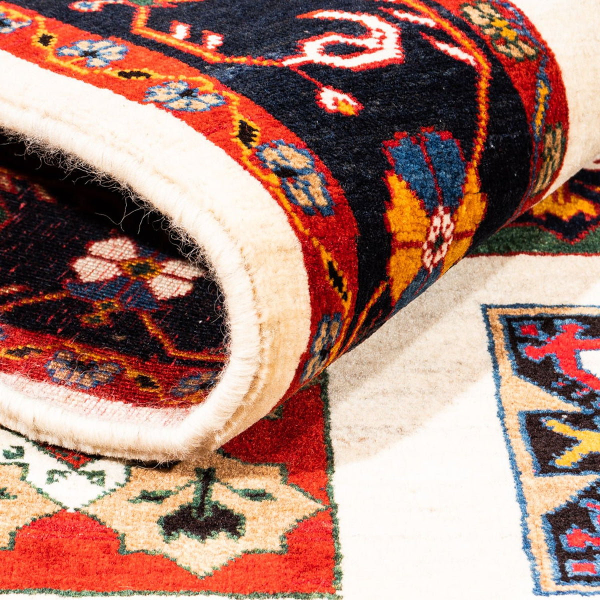 Tapis Gabbeh - Persan - 210 x 150 cm - beige