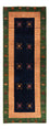 Tapis de couloir Tapis Gabbeh - Persan - 202 x 82 cm - bleu foncé