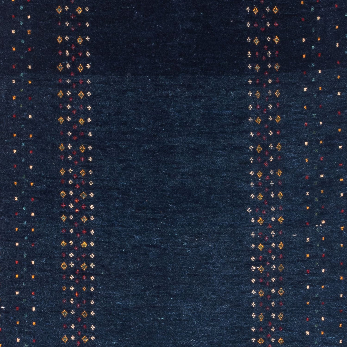 Tapis de couloir Tapis Gabbeh - Persan - 245 x 83 cm - bleu foncé