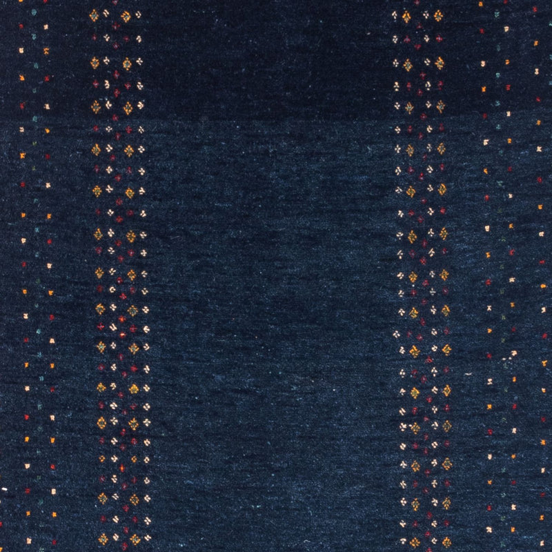 Tapis de couloir Tapis Gabbeh - Persan - 245 x 83 cm - bleu foncé