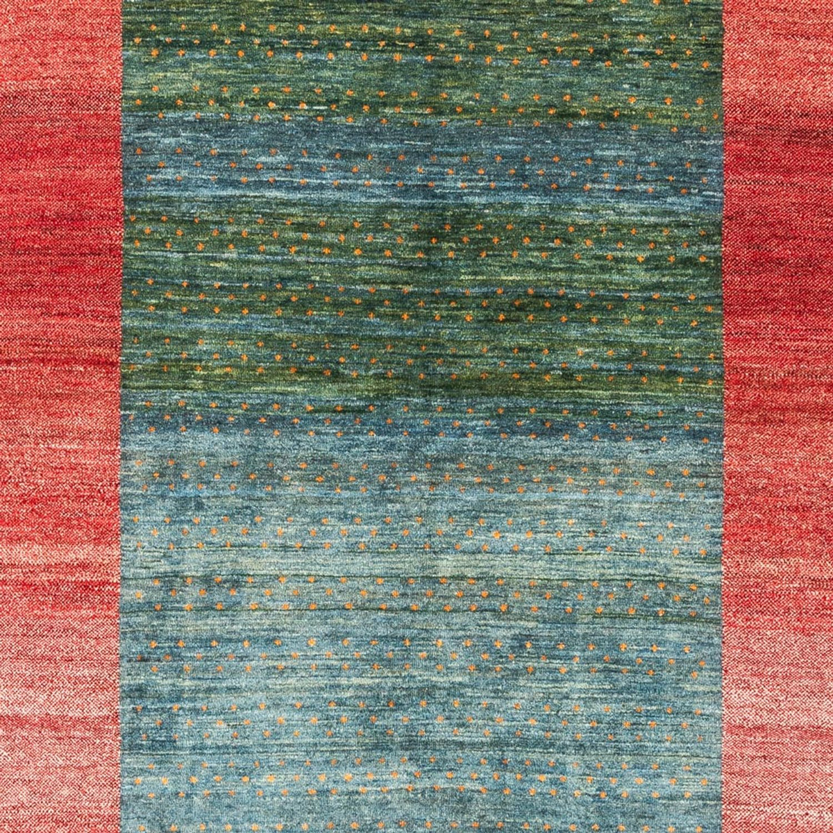 Tapis Gabbeh - Persan - 236 x 172 cm - vert