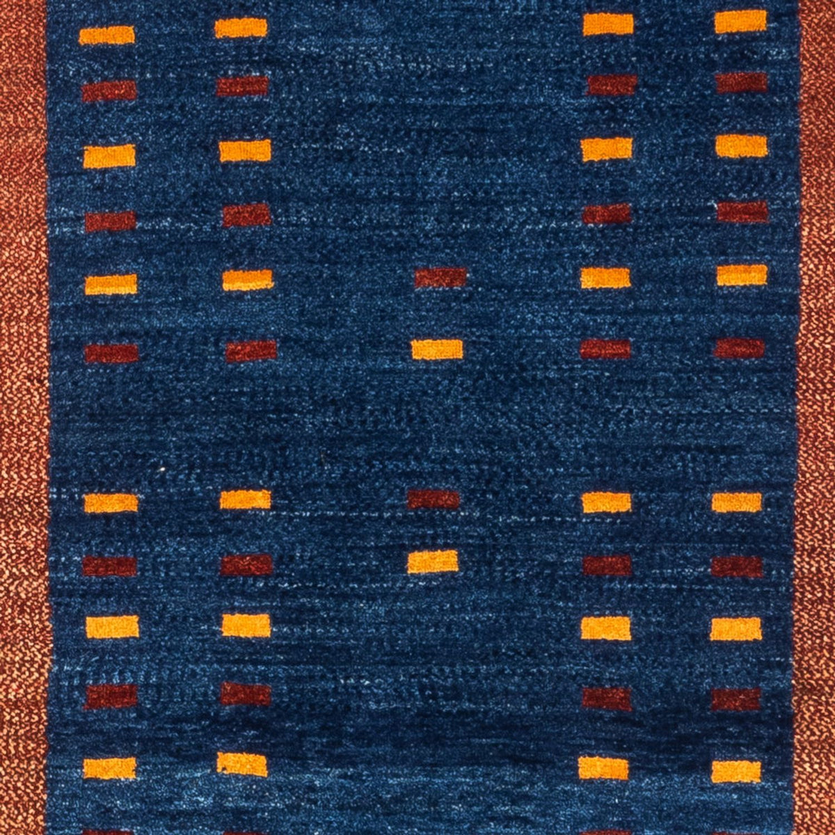 Tapis de couloir Tapis Gabbeh - Persan - 194 x 77 cm - bleu foncé