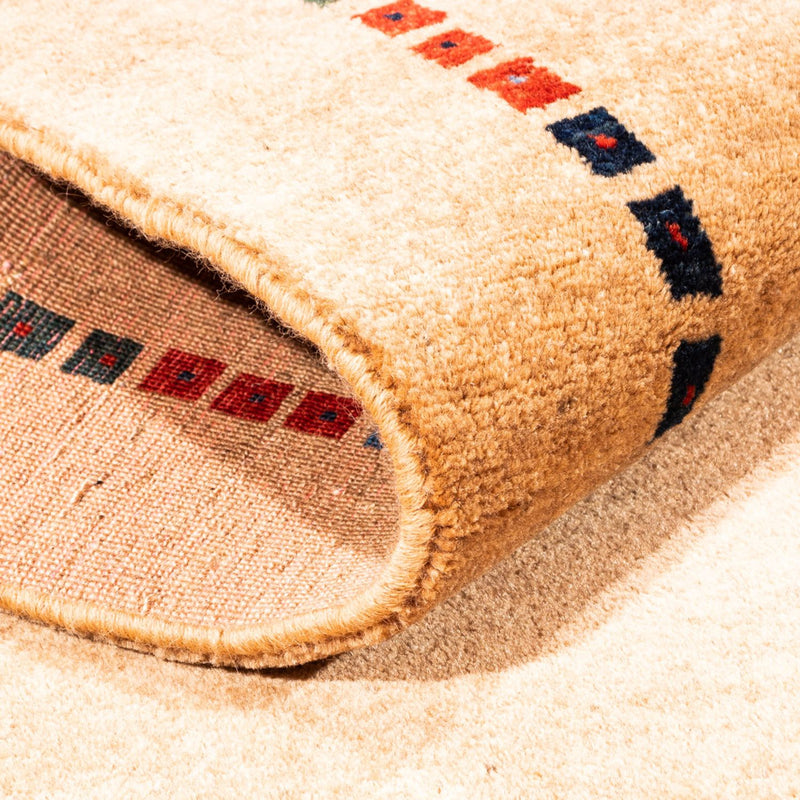 Tapis de couloir Tapis Gabbeh - Persan - 196 x 82 cm - beige
