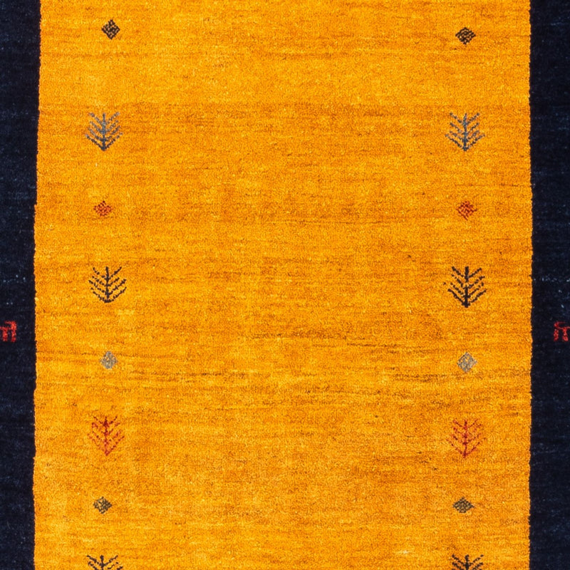 Tapis de couloir Tapis Gabbeh - Persan - 188 x 82 cm - or