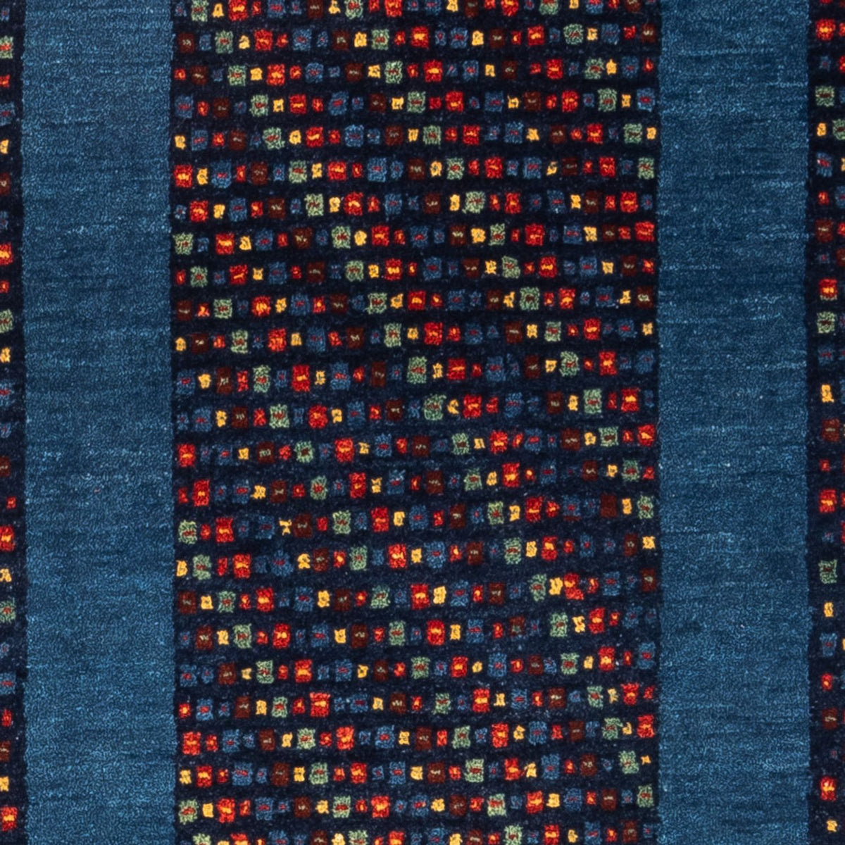 Tapis de couloir Tapis Gabbeh - Persan - 196 x 82 cm - bleu