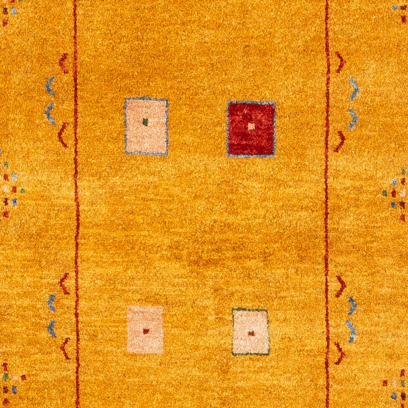 Tapis de couloir Tapis Gabbeh - Persan - 204 x 84 cm - or