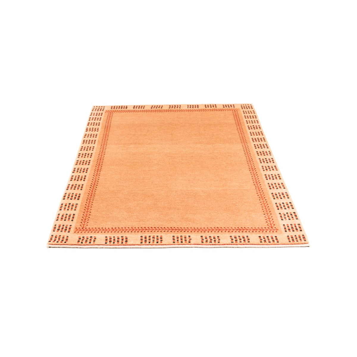 Tapis Gabbeh - Persan - 144 x 100 cm - saumon