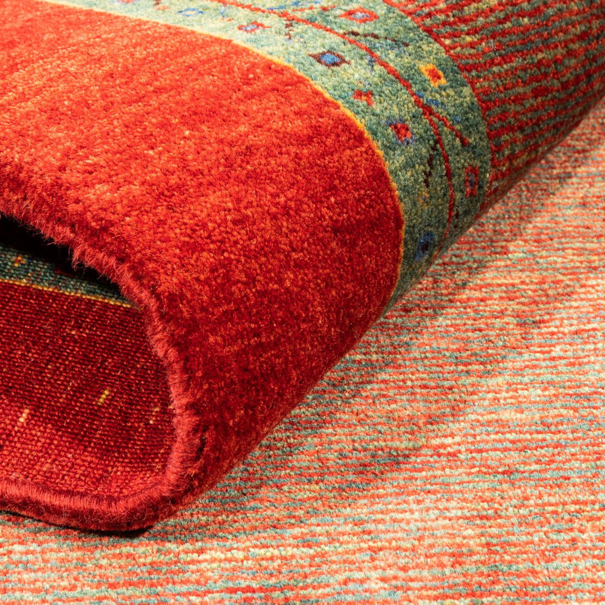 Tapis Gabbeh - Persan - 157 x 112 cm - marron