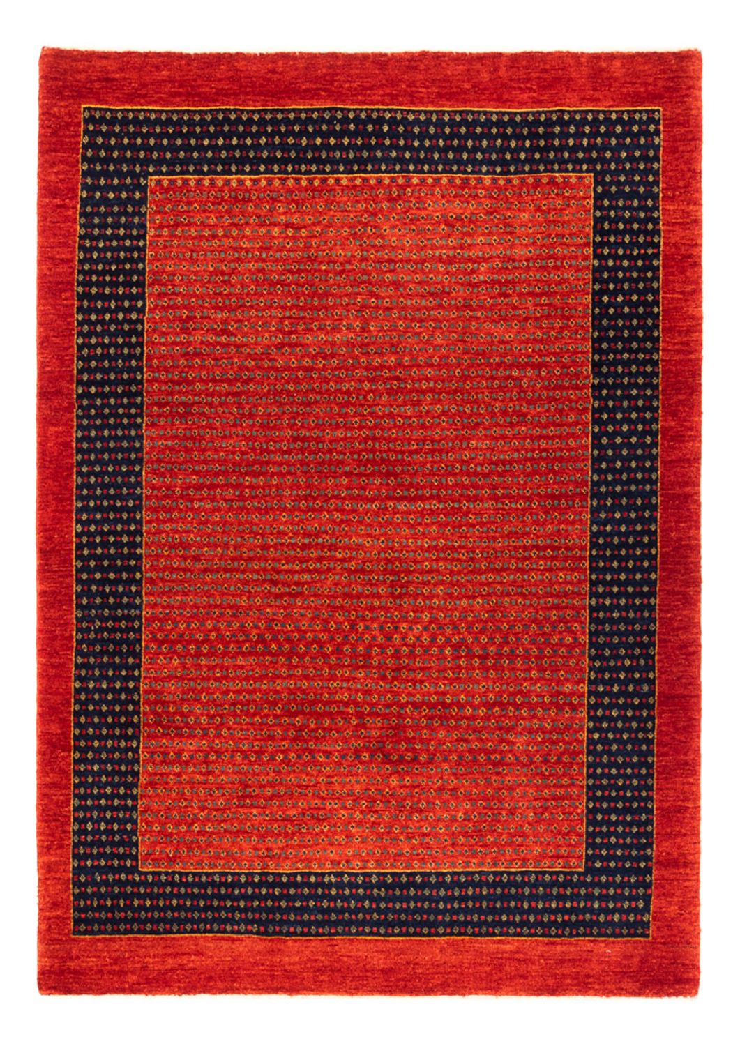 Tapis Gabbeh - Persan - 165 x 118 cm - rouge