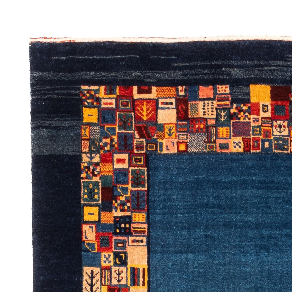 Tapis Gabbeh - Persan - 190 x 110 cm - bleu