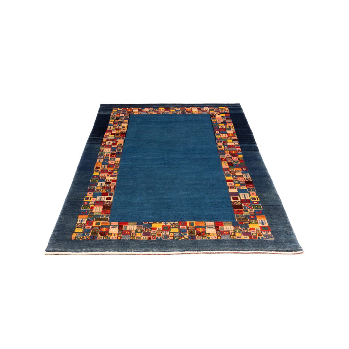 Tapis Gabbeh - Persan - 190 x 110 cm - bleu