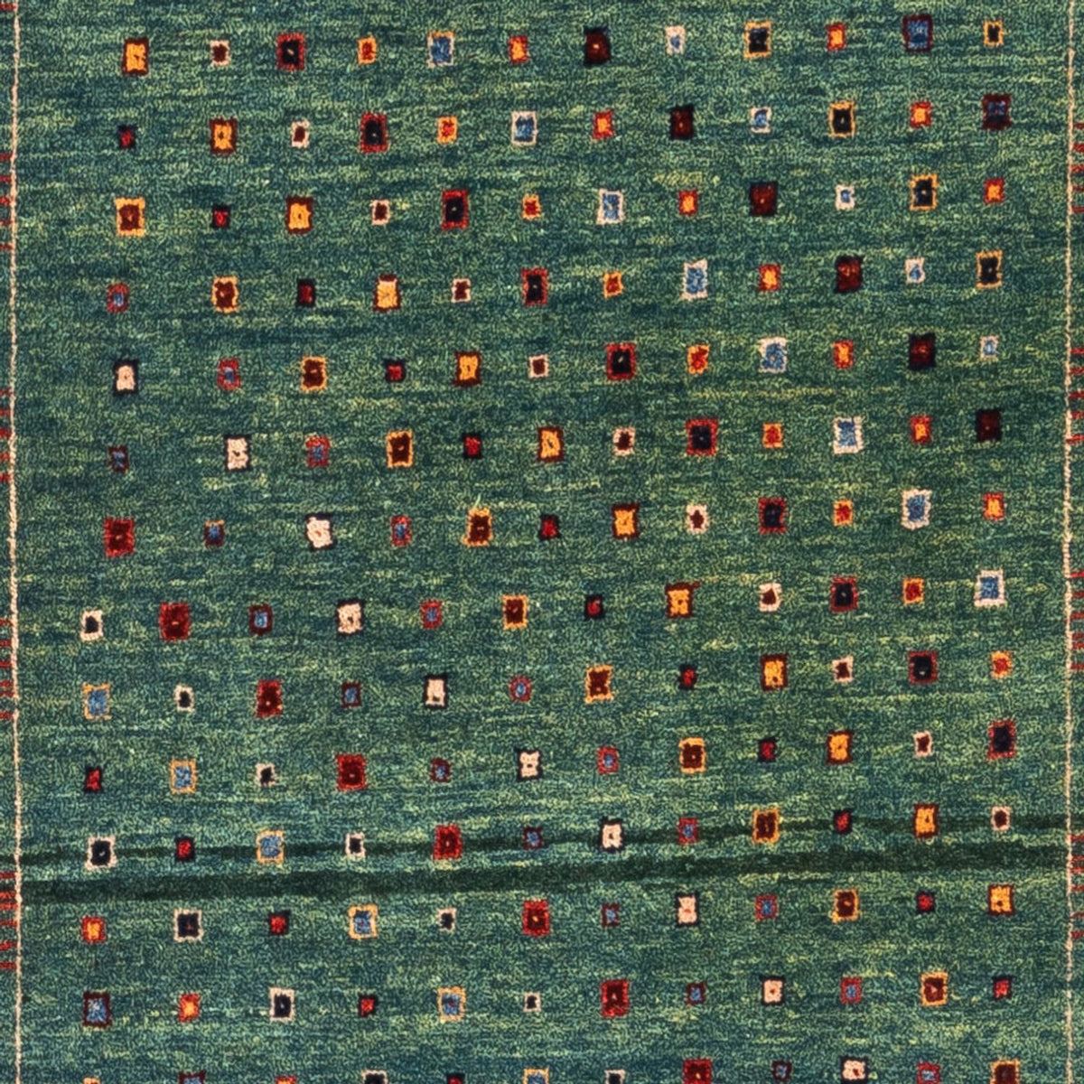 Tapis Gabbeh - Persan - 163 x 84 cm - vert