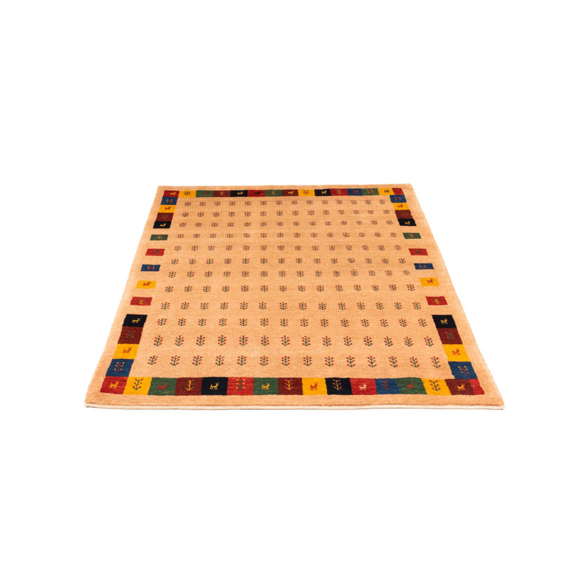 Tapis Gabbeh - Persan - 155 x 107 cm - beige