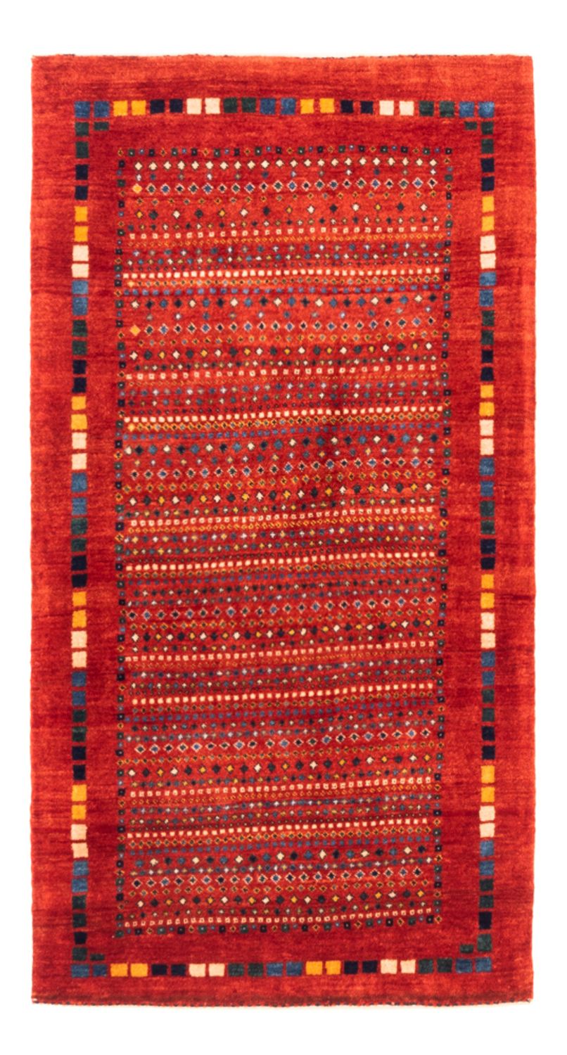 Tapis Gabbeh - Persan - 144 x 80 cm - rouge