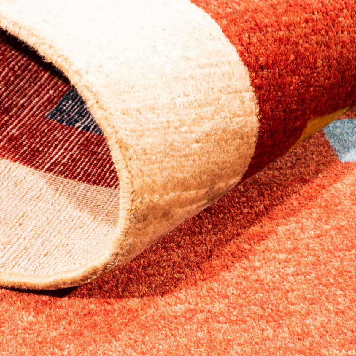 Tapis de couloir Tapis Gabbeh - Persan - 190 x 79 cm - rouge