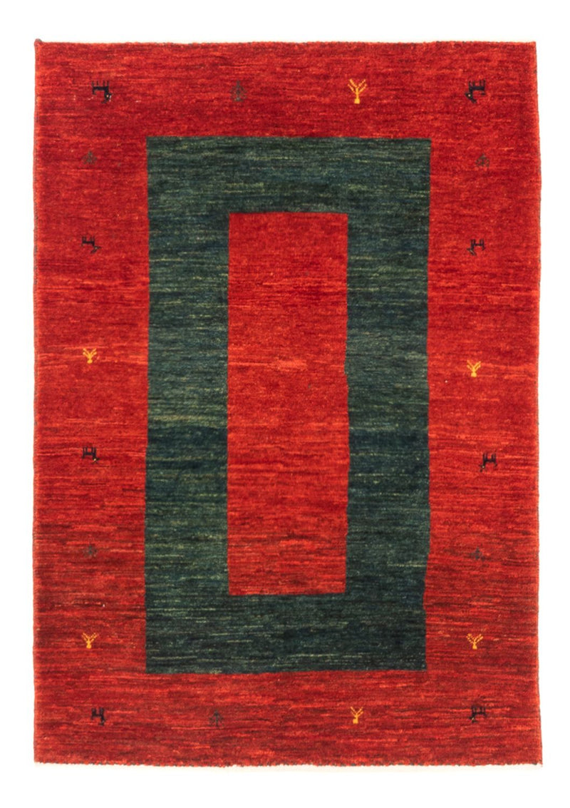 Tapis Gabbeh - Persan - 122 x 78 cm - rouge