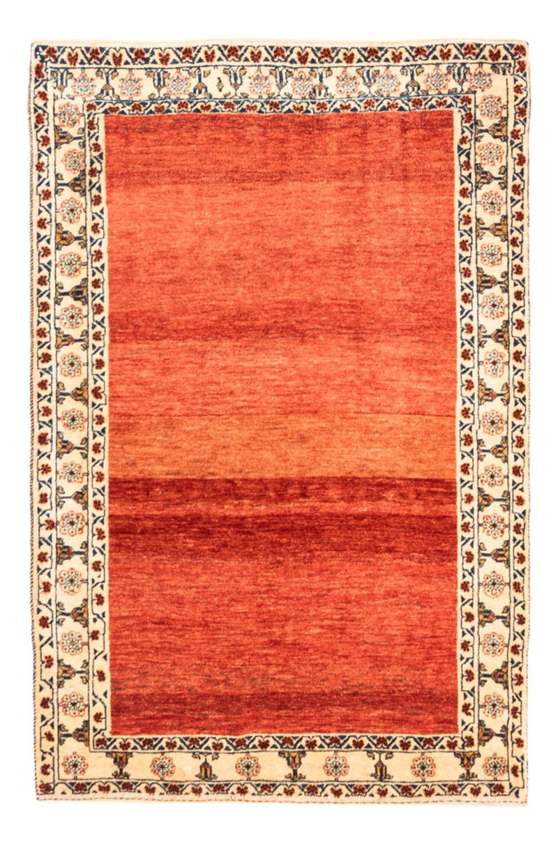 Tapis Gabbeh - Persan - 148 x 108 cm - rouge