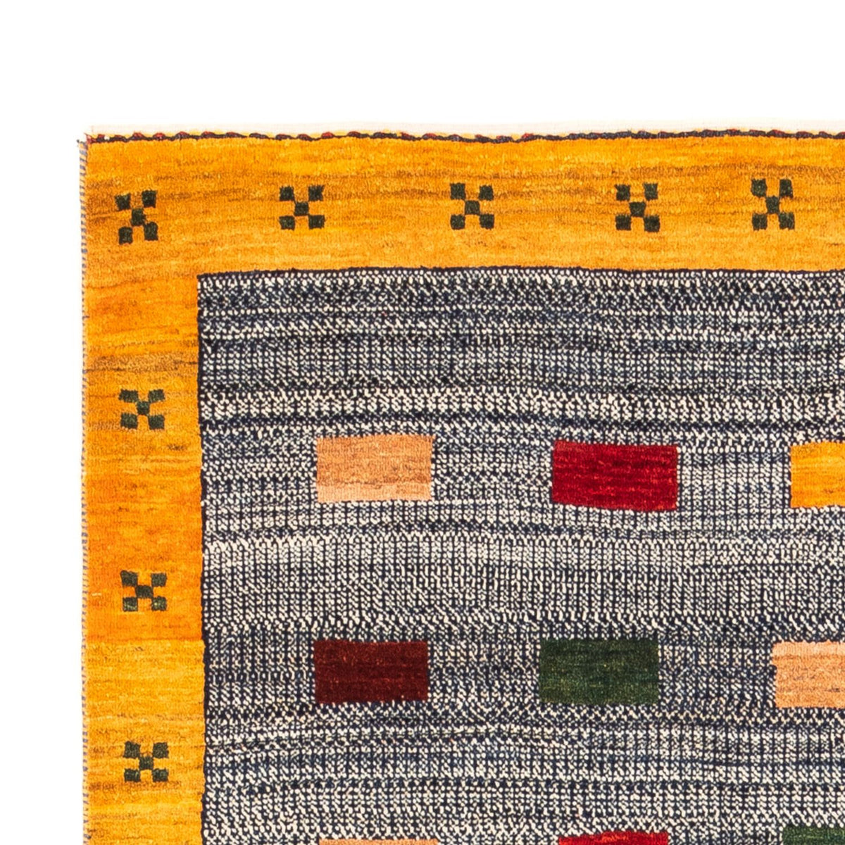 Tapis Gabbeh - Persan - 190 x 122 cm - bleu clair