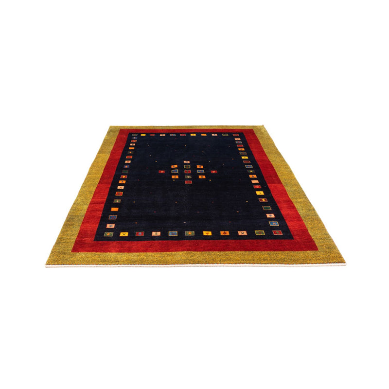 Tapis Gabbeh - Persan - 216 x 158 cm - bleu foncé