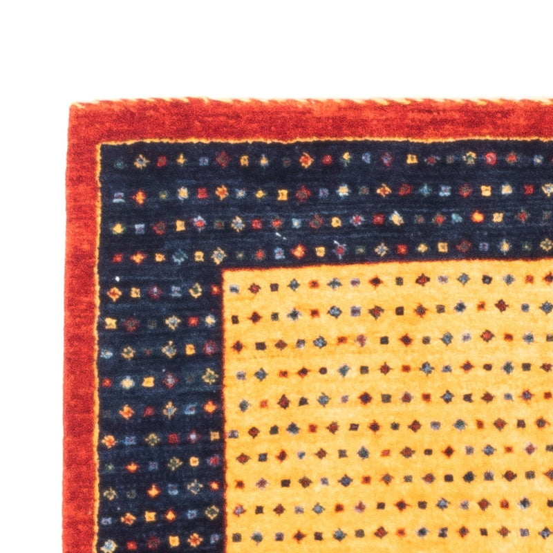Tapis Gabbeh - Persan - 129 x 80 cm - or