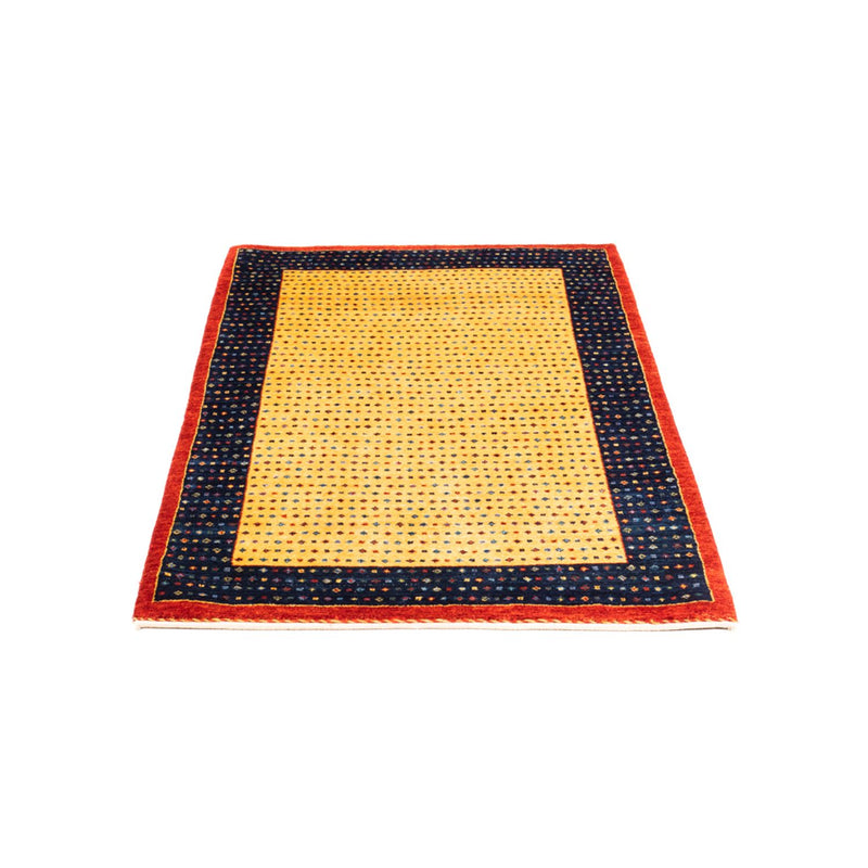 Tapis Gabbeh - Persan - 129 x 80 cm - or