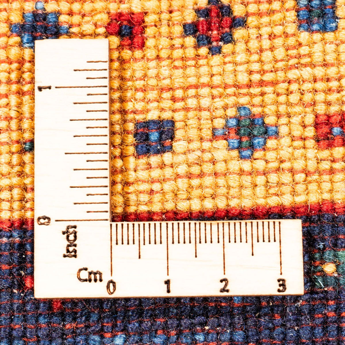 Tapis Gabbeh - Persan - 129 x 80 cm - or