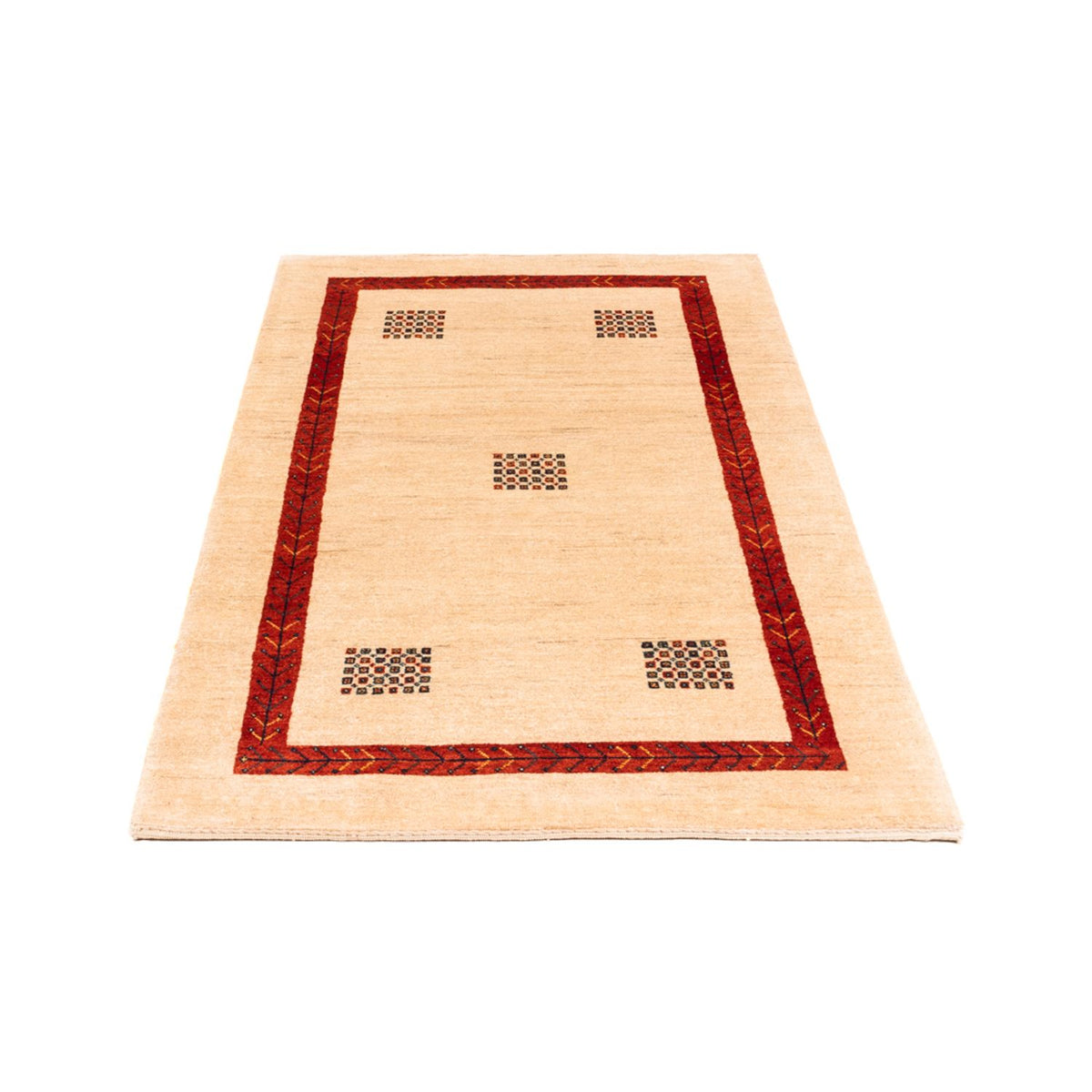 Tapis Gabbeh - Persan - 159 x 85 cm - crème