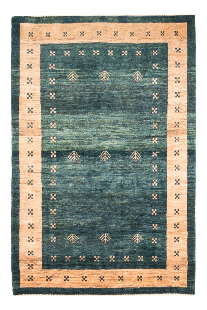 Tapis Gabbeh - Persan - 146 x 102 cm - vert