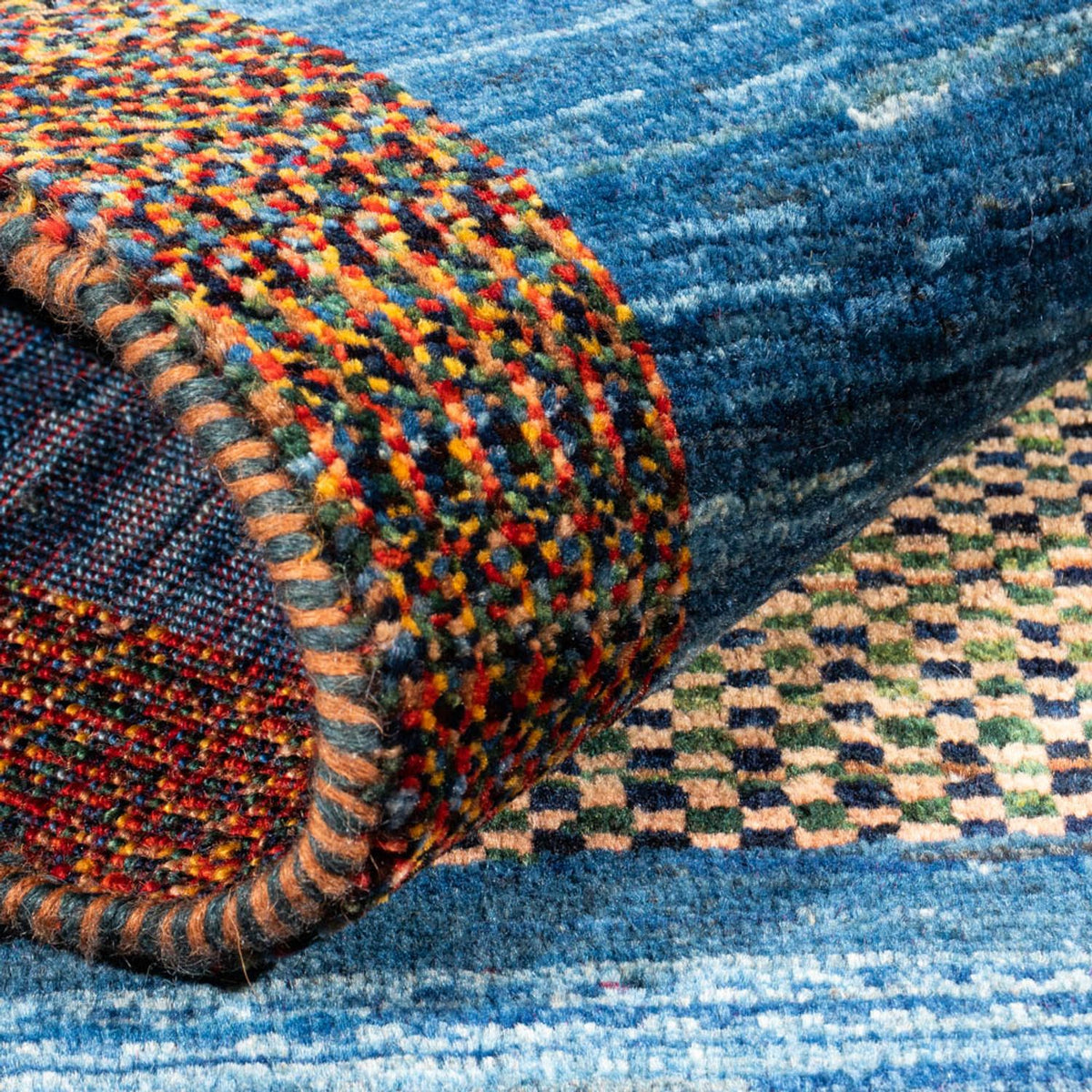 Tapis Gabbeh - Persan - 156 x 105 cm - multicolore