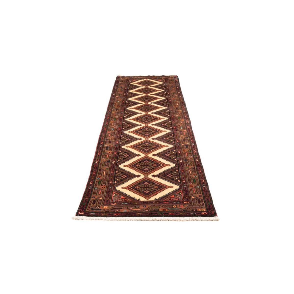 Tapis de couloir Tapis persan - Nomadic - 307 x 82 cm - crème