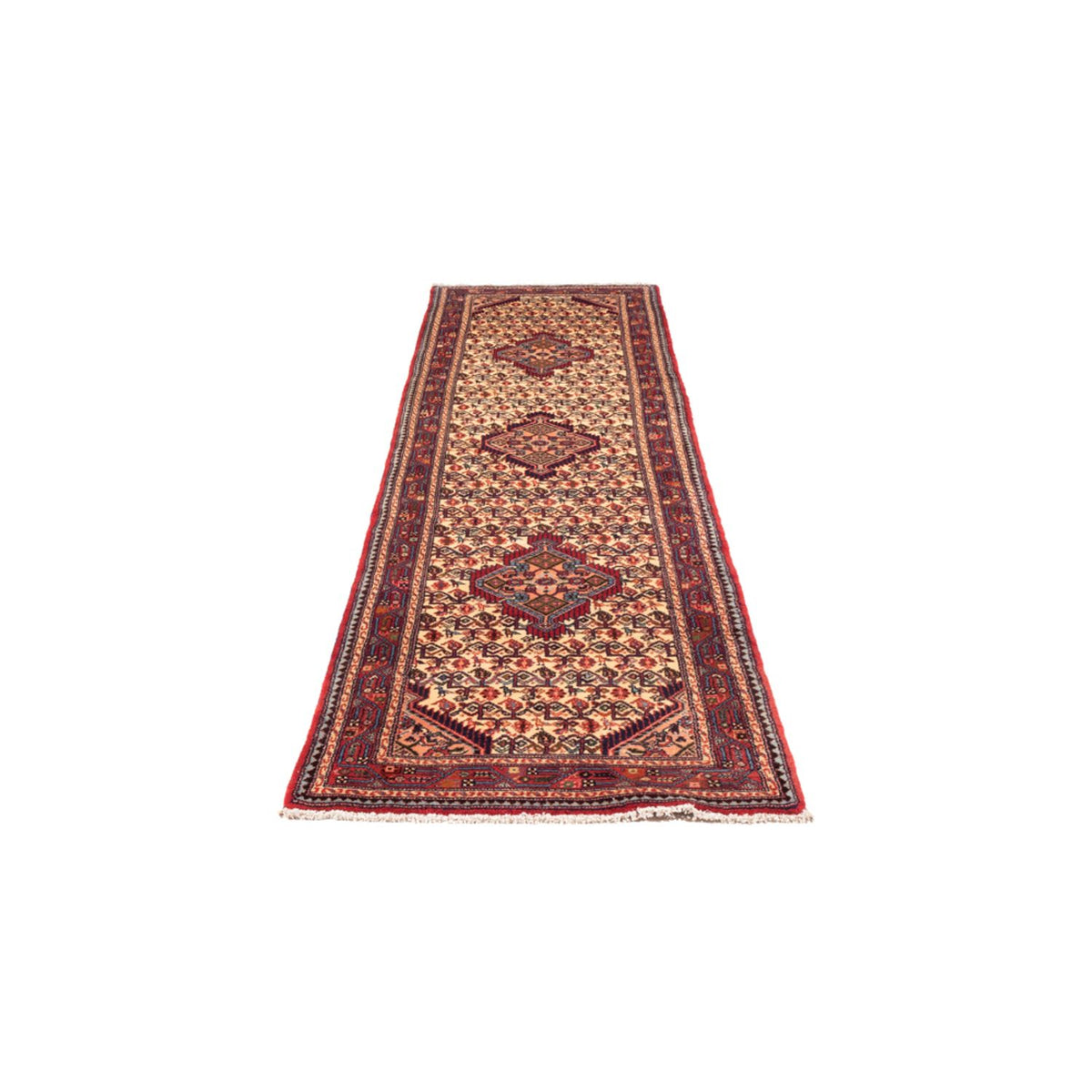Tapis de couloir Tapis persan - Nomadic - 305 x 80 cm - beige