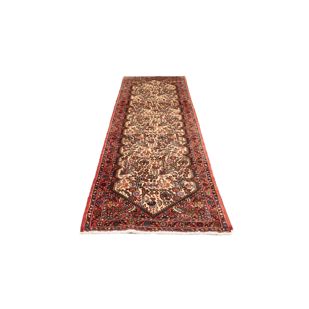 Tapis de couloir Tapis persan - Nomadic - 283 x 73 cm - beige