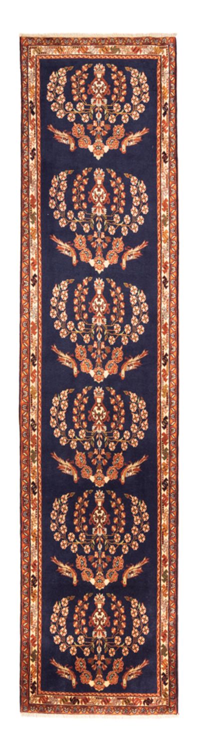 Tapis de couloir Tapis persan - Nomadic - 278 x 75 cm - bleu foncé