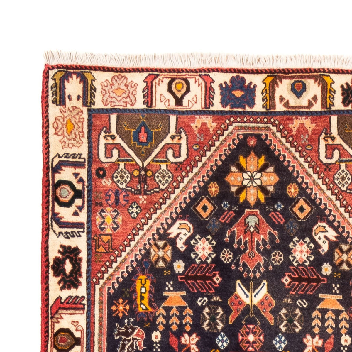 Tapis de couloir Tapis persan - Nomadic - 290 x 80 cm - bleu foncé