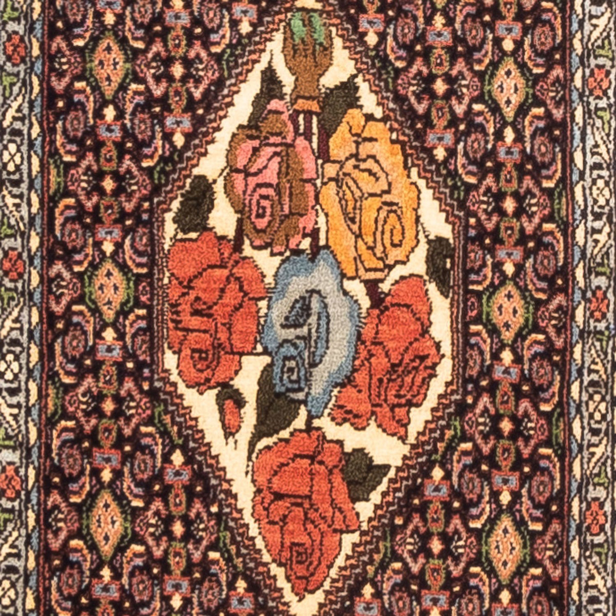 Tapis de couloir Tapis persan - Classique - 248 x 50 cm - saumon