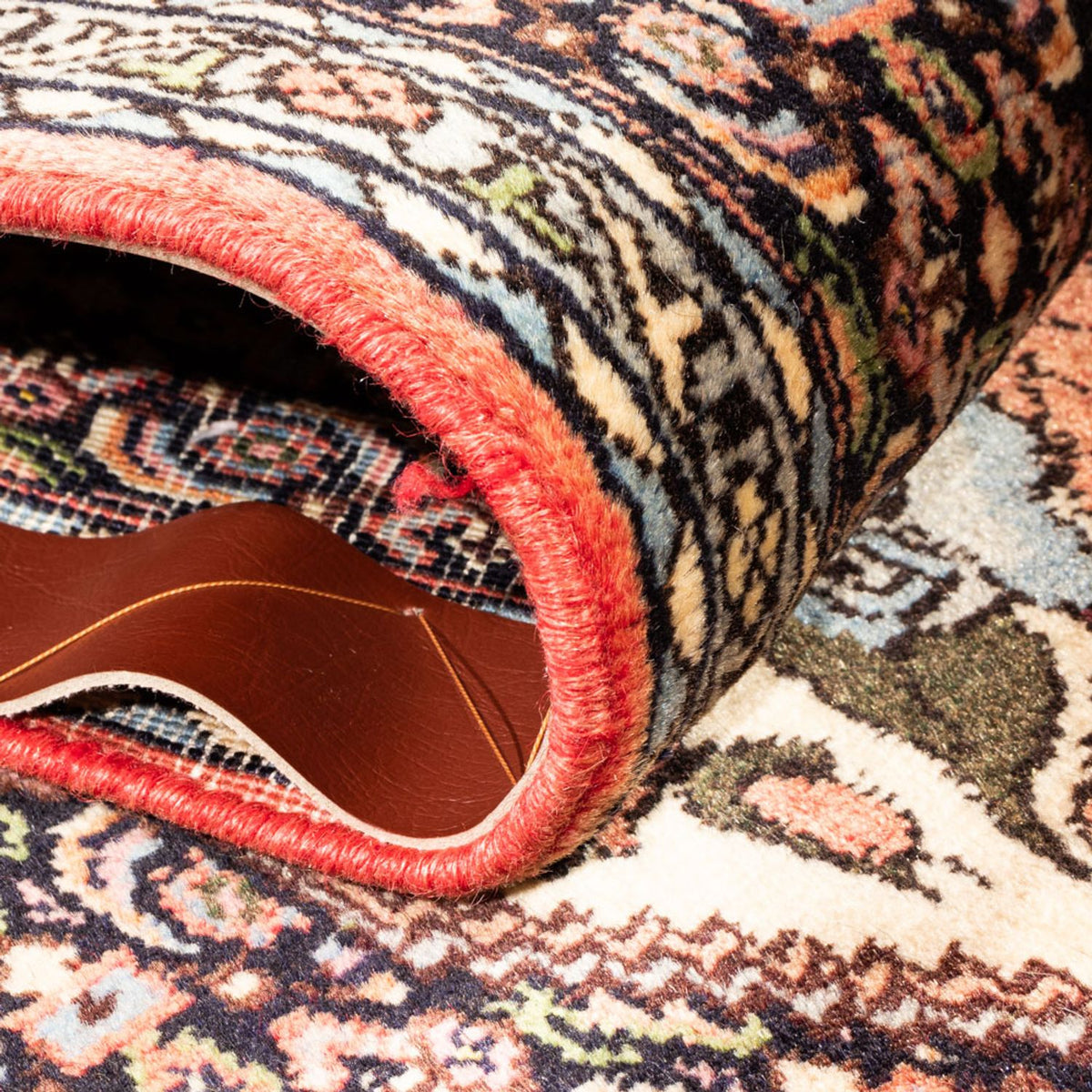 Tapis de couloir Tapis persan - Classique - 248 x 50 cm - saumon