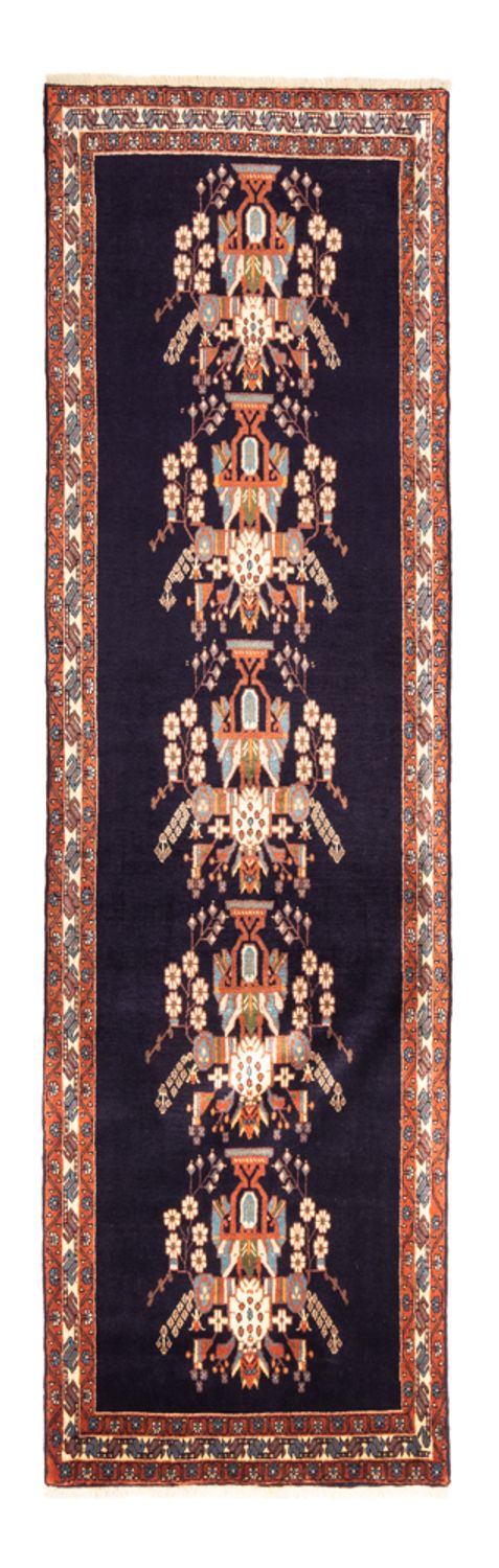 Tapis de couloir Tapis persan - Nomadic - 267 x 77 cm - bleu foncé