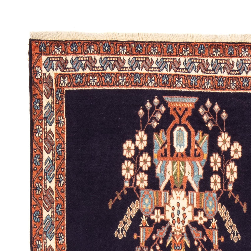 Tapis de couloir Tapis persan - Nomadic - 267 x 77 cm - bleu foncé