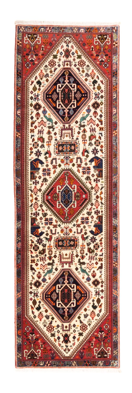 Tapis de couloir Tapis persan - Nomadic - 250 x 77 cm - crème