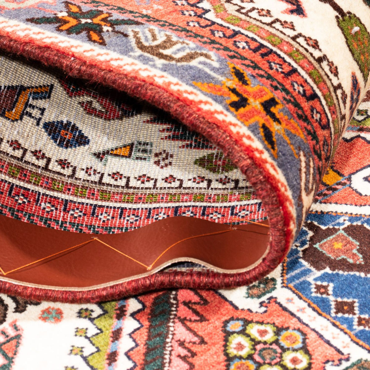 Tapis de couloir Tapis persan - Nomadic - 250 x 77 cm - crème