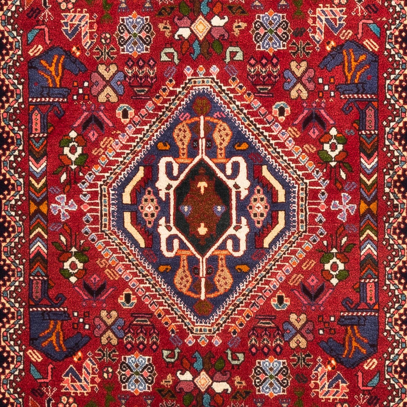 Tapis de couloir Tapis persan - Nomadic - 248 x 83 cm - rouge