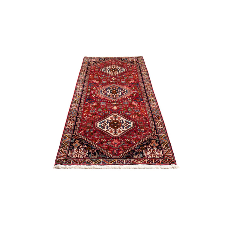 Tapis de couloir Tapis persan - Nomadic - 248 x 83 cm - rouge