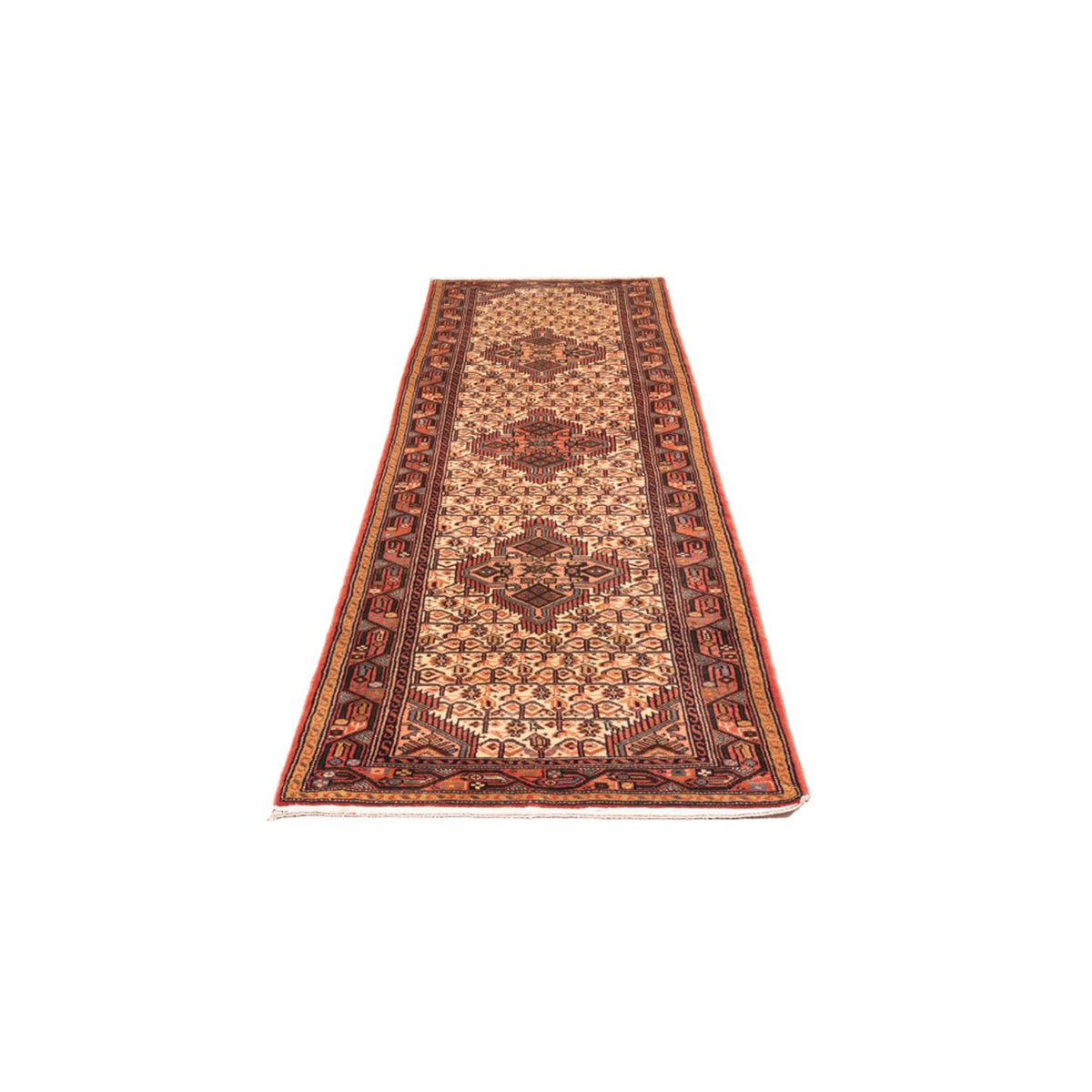 Tapis de couloir Tapis persan - Nomadic - 290 x 83 cm - crème
