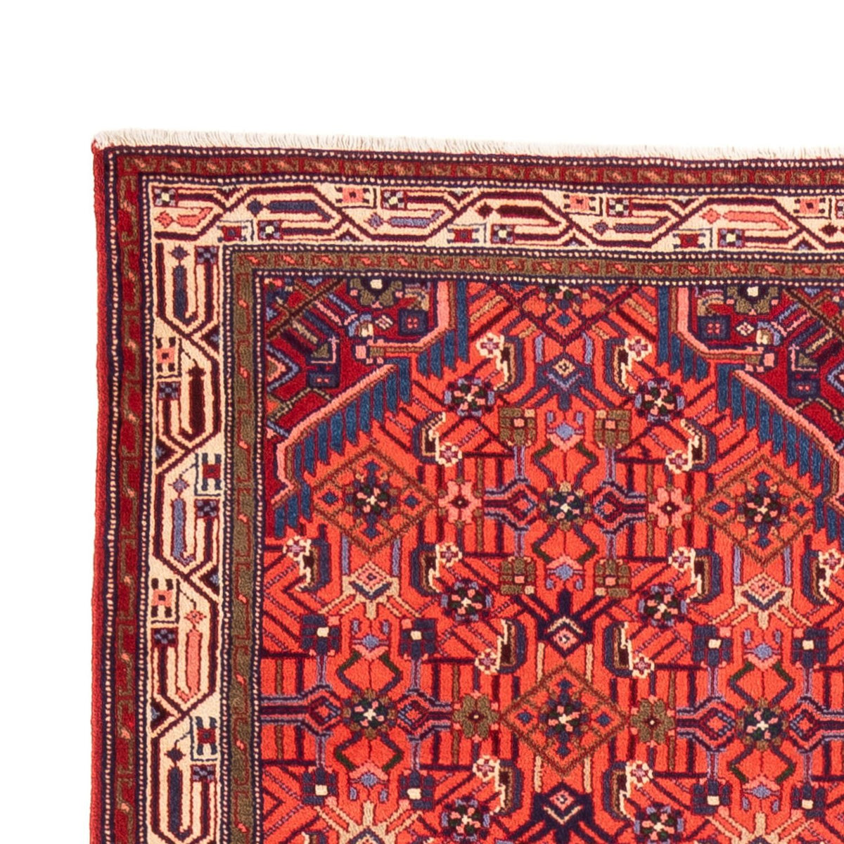 Tapis de couloir Tapis persan - Nomadic - 284 x 79 cm - rouge
