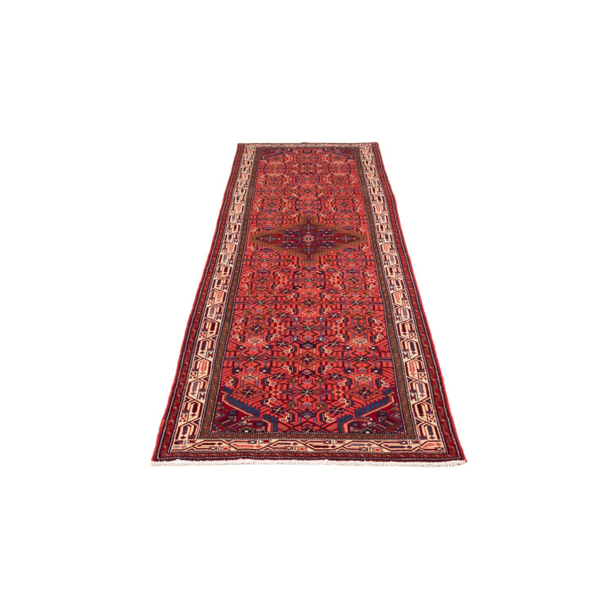 Tapis de couloir Tapis persan - Nomadic - 284 x 79 cm - rouge