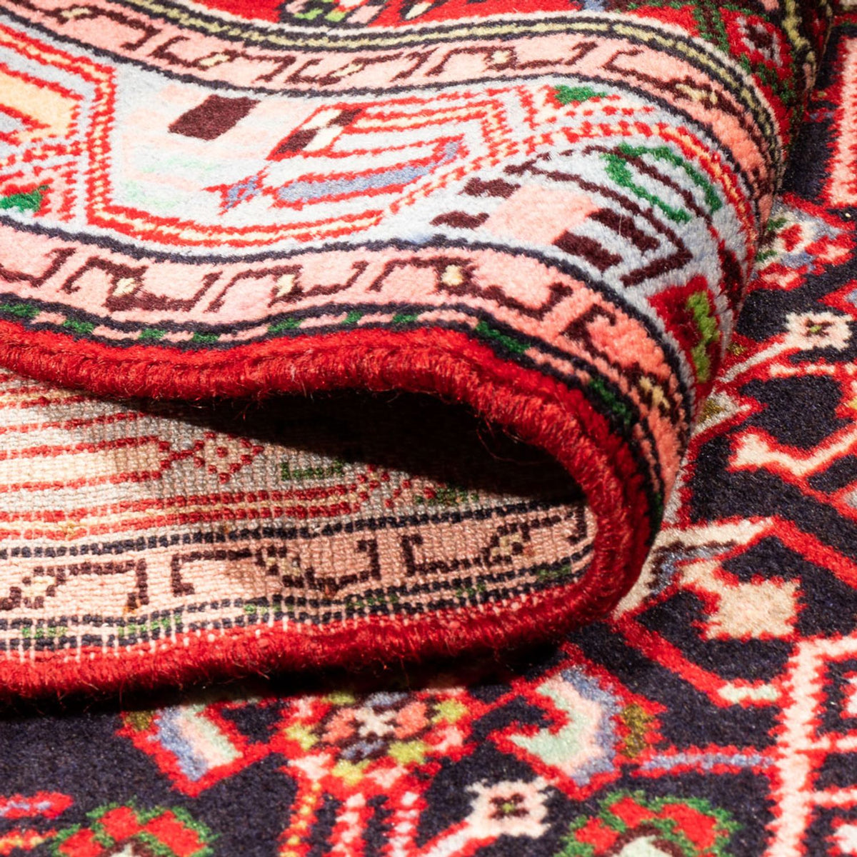 Tapis de couloir Tapis persan - Nomadic - 273 x 75 cm - rouge