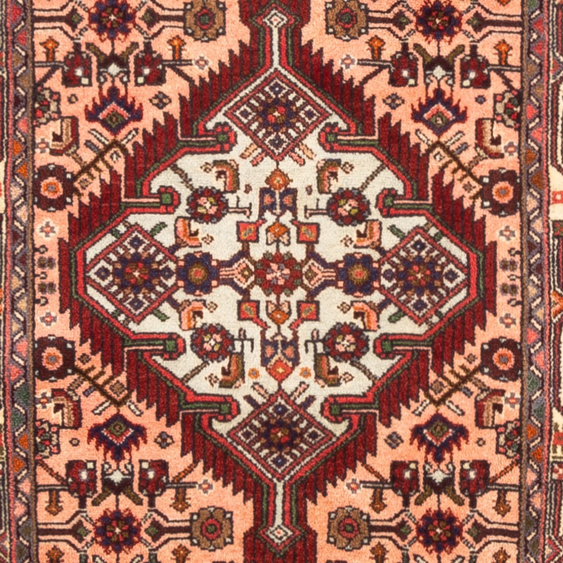 Tapis de couloir Tapis persan - Nomadic - 300 x 82 cm - saumon