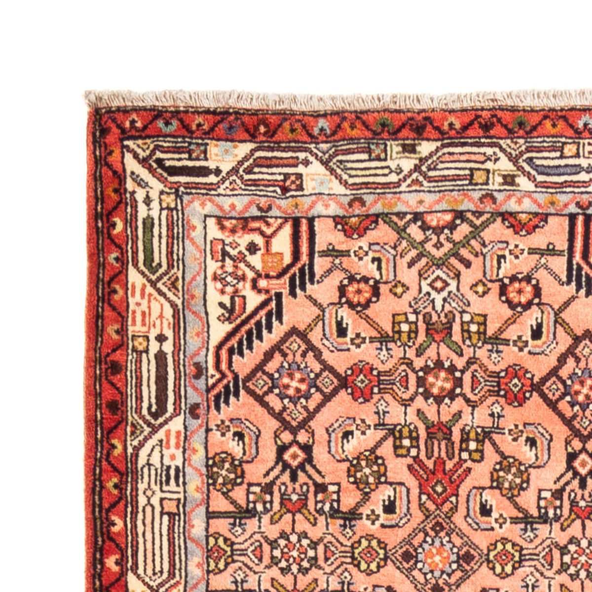 Tapis de couloir Tapis persan - Nomadic - 297 x 80 cm - rouge