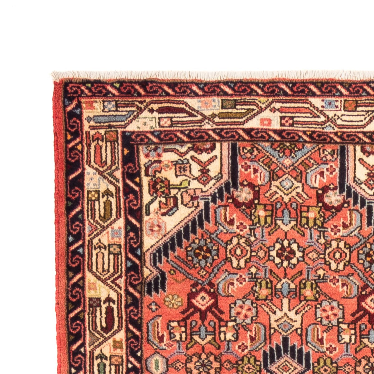 Tapis de couloir Tapis persan - Nomadic - 312 x 78 cm - rouge